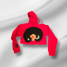 Load image into Gallery viewer, Afro red hoodie
