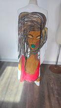 Load image into Gallery viewer, Hand painted &quot;Rasta&quot; 2 women duster
