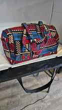 Load image into Gallery viewer, Hand painted duffle bag &quot;Side Hair lady&#39;
