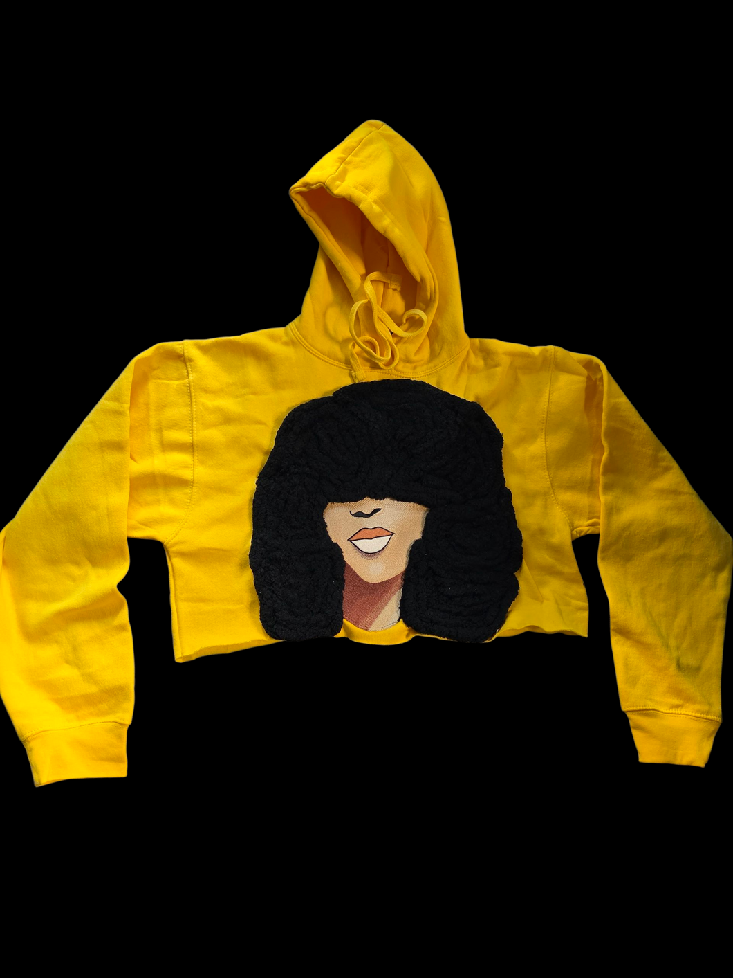 Yellow 3d hoodie